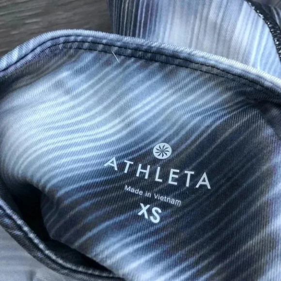 Athleta Full Length Chaturanga Leggings Yoga Pants Gym in Alpine Gray XS - Picture 7 of 13